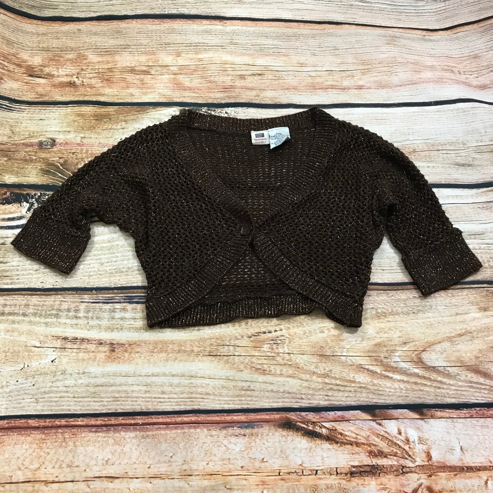 Faded Glory Girls Cardigan Size Large 10/12 Crop